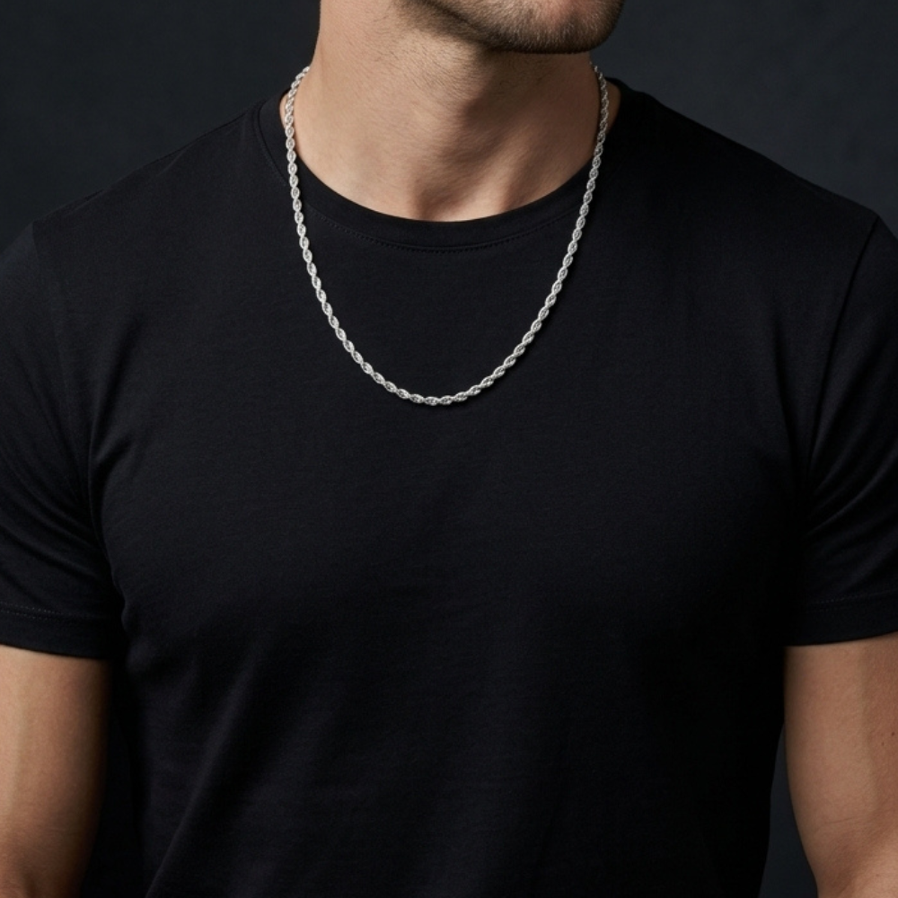 Colar Ártemis Masculino Aço Inoxidável Premium