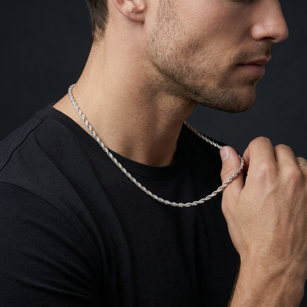 Colar Ártemis Masculino Aço Inoxidável Premium