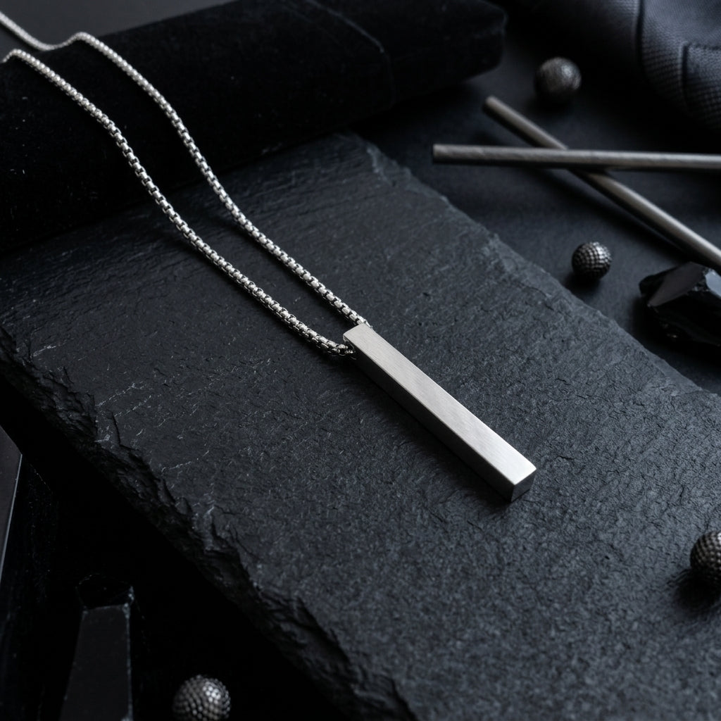 Colar Kairos Minimalista Aço Inoxidável Premium
