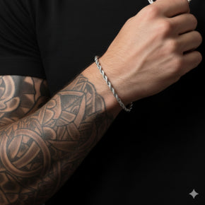 Pulseira Ártemis Masculina Aço Inoxidável Premium - Não escurece