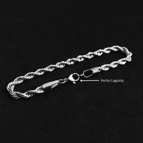 Pulseira Ártemis Masculina Aço Inoxidável Premium - Não escurece