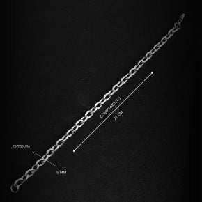 Pulseira Capri Masculina Aço Inoxidável Premium