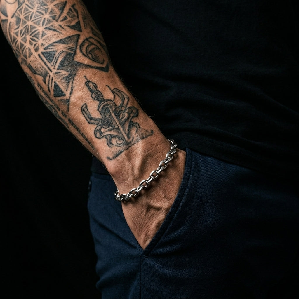 Pulseira Capri Masculina Aço Inoxidável Premium