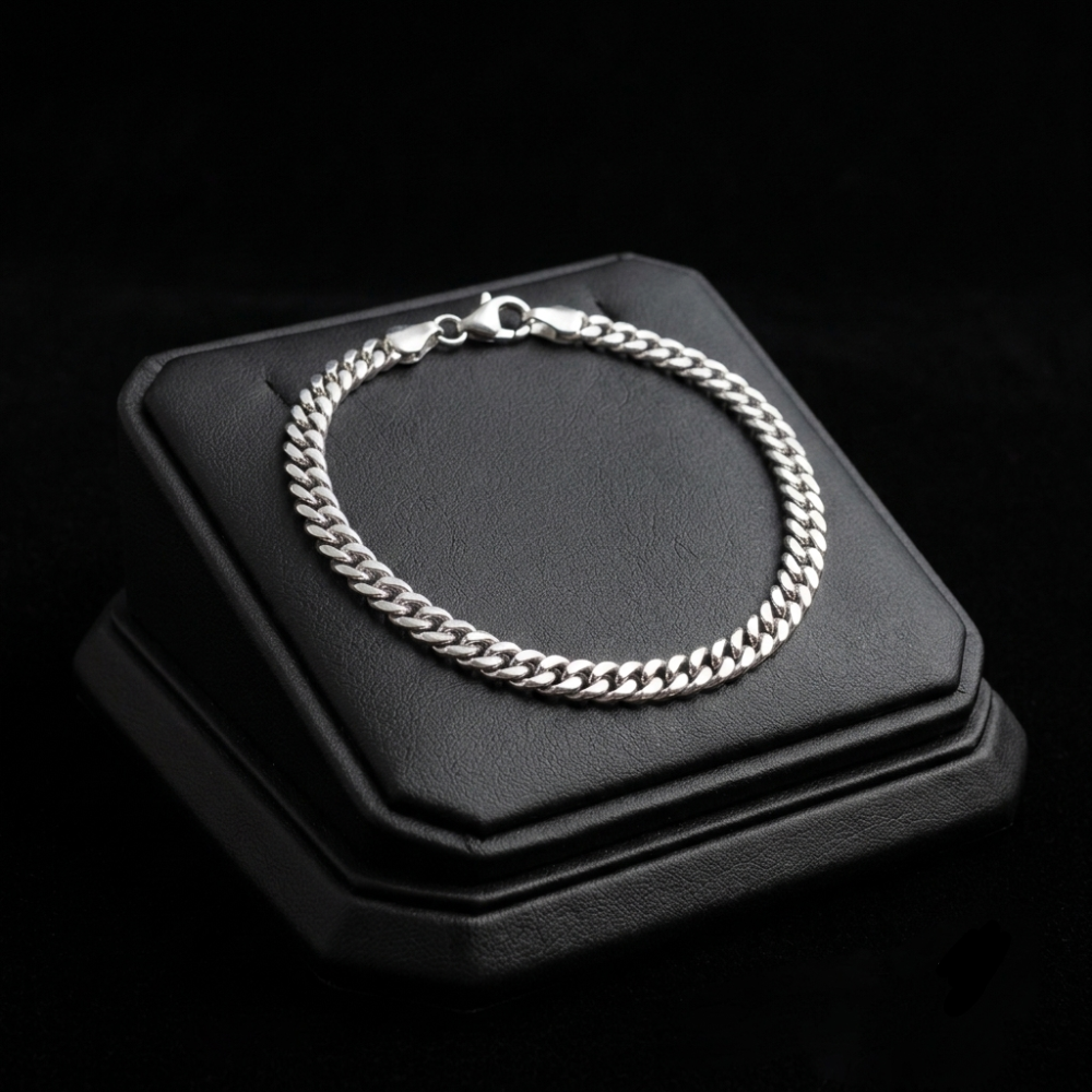 Pulseira Dominic Masculina Aço Inoxidável Premium - Elo Grummet