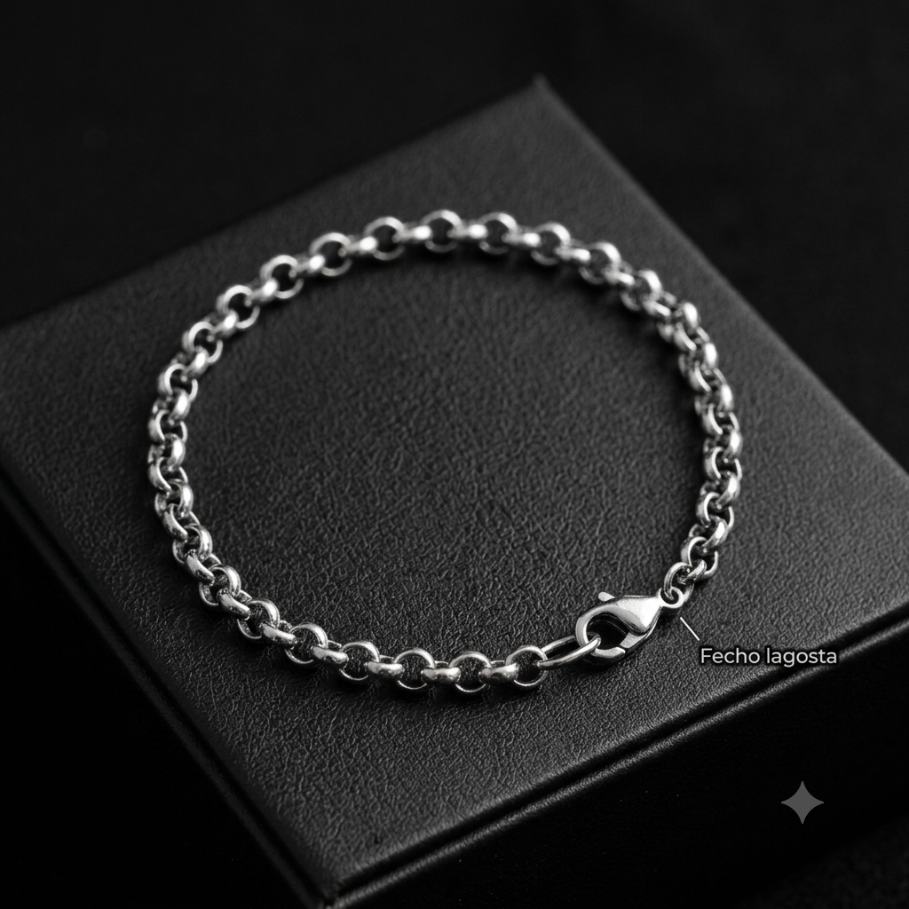 Pulseira Pearce Masculina de Aço Inoxidável Premium
